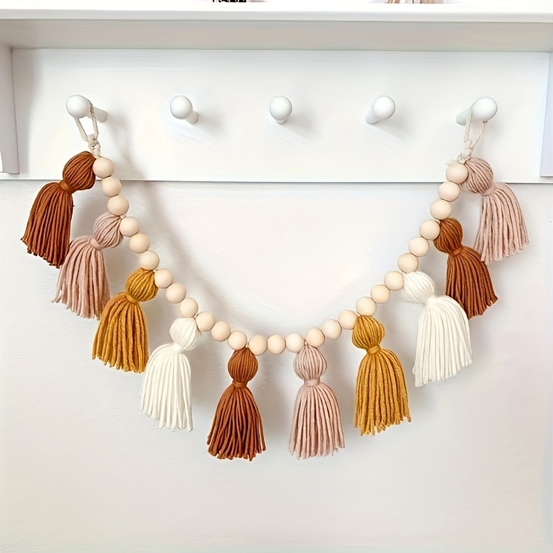 Handmade Boho High Chair Tassel Garland Shower Party Decorations White  Party Decoration, Hanging Home Decoration, Wall Decoration, Holiday  Atmosphere Decoration - Temu