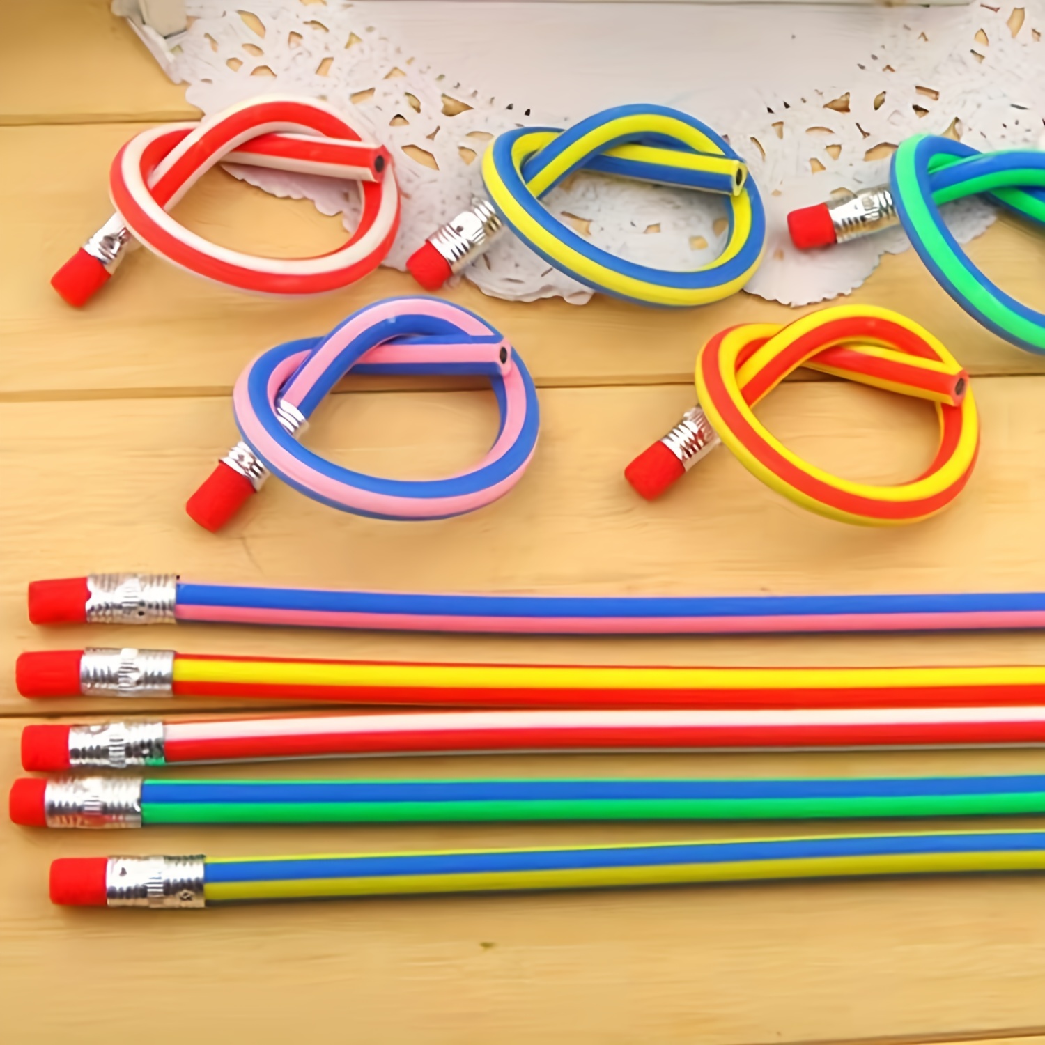Bendable Pencils Flexible Soft Pencils Birthday School - Temu
