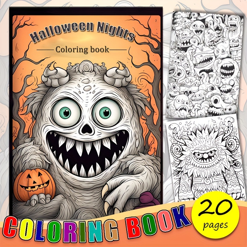 Livro para Colorir de Halloween para Adultos: 1