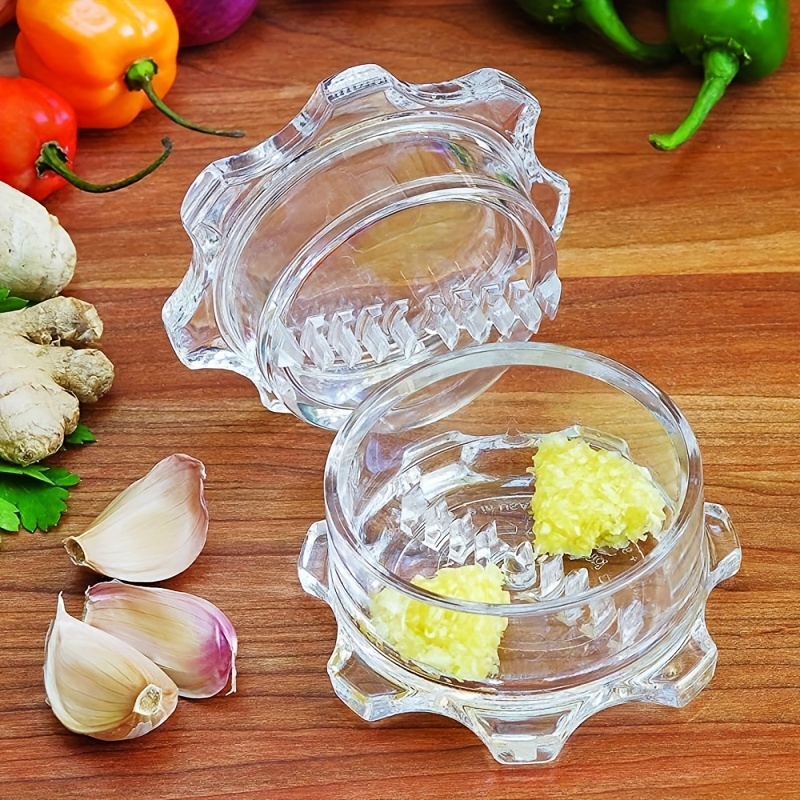 1pc Garlic Press, Ginger Grater And Herb Slicer For Kitchen