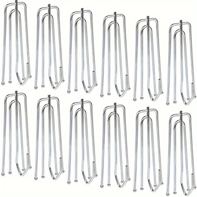 Curtain Drapery Pleat Hooks 4 Prongs Drapery Hooks Pinch - Temu
