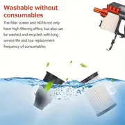hhd corded handheld cleaner telescopic 18kpa 1 2l cup 70db operating ejection accessories kit tool and suitable for carpets and pet details 8