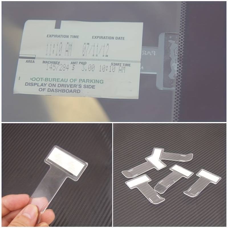 Parking Permit Holder Square Car Permit Holder Self adhesive - Temu