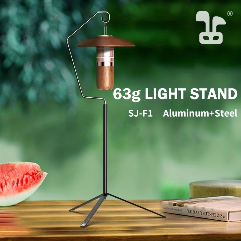 LED Camping Light Tripod Stand Rechargeable Outdoor Tent Lamp Hiking Lantern