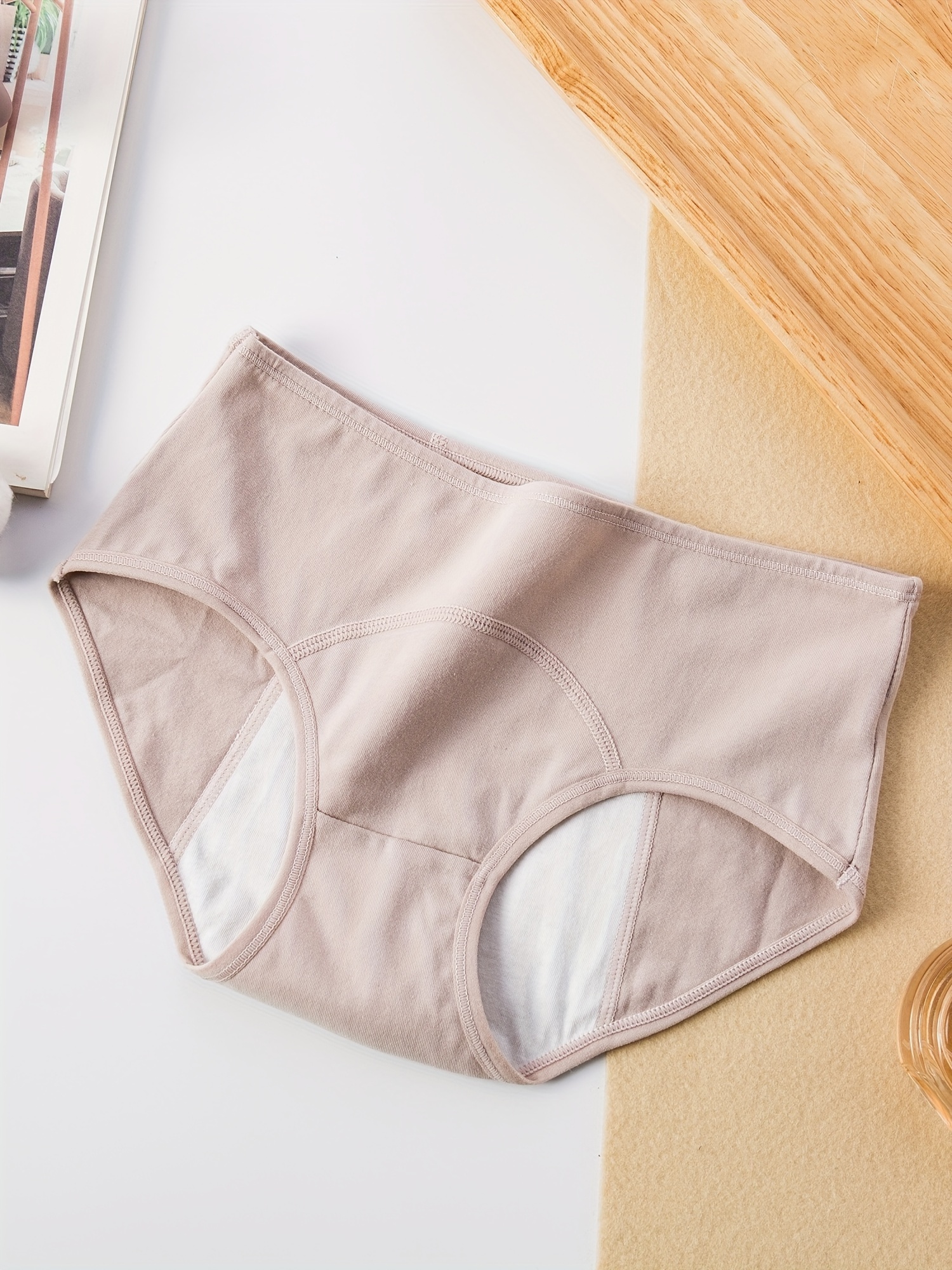 Menstrual Period Panties Simple Comfy Full coverange Anti - Temu Canada