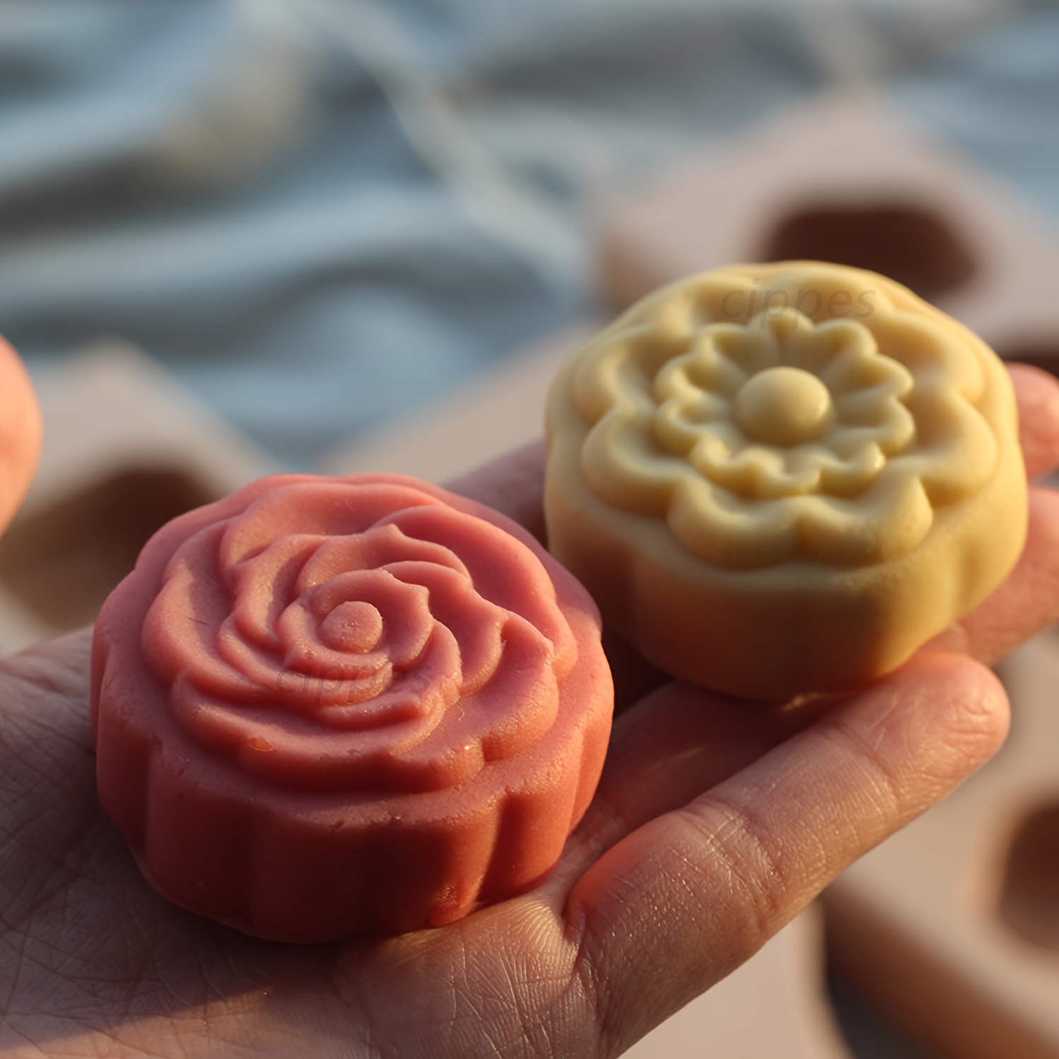 dessert molds flower moon cake chocolate cake candy Mooncake Press Moon