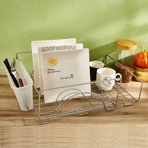 Space saving Extendable Dish Drying Rack With - Temu