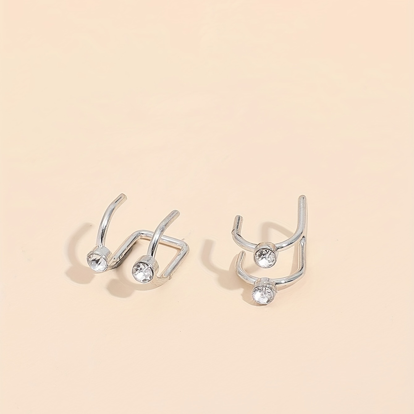 3Pcs Ear Cuff Earrings for Men Clip On Cartilage Earrings Men Non Pierced  Ear Cartilage Hoop Huggie Ear Cuffs for Mens Non Piercing