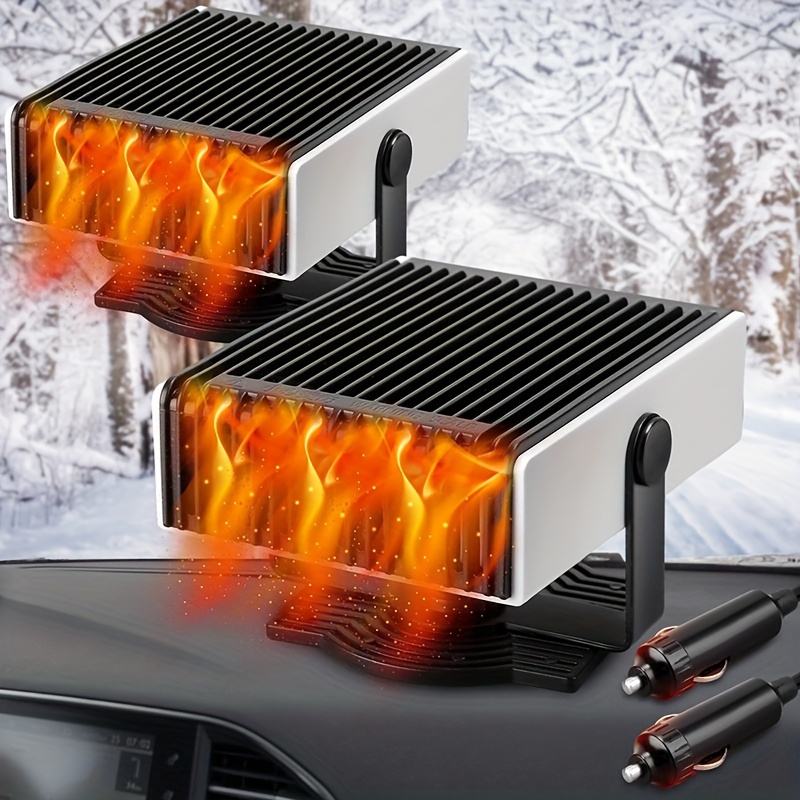 Car Heater 12V 150W, 3-Outlet Plug in Cigarette Lighter Portable