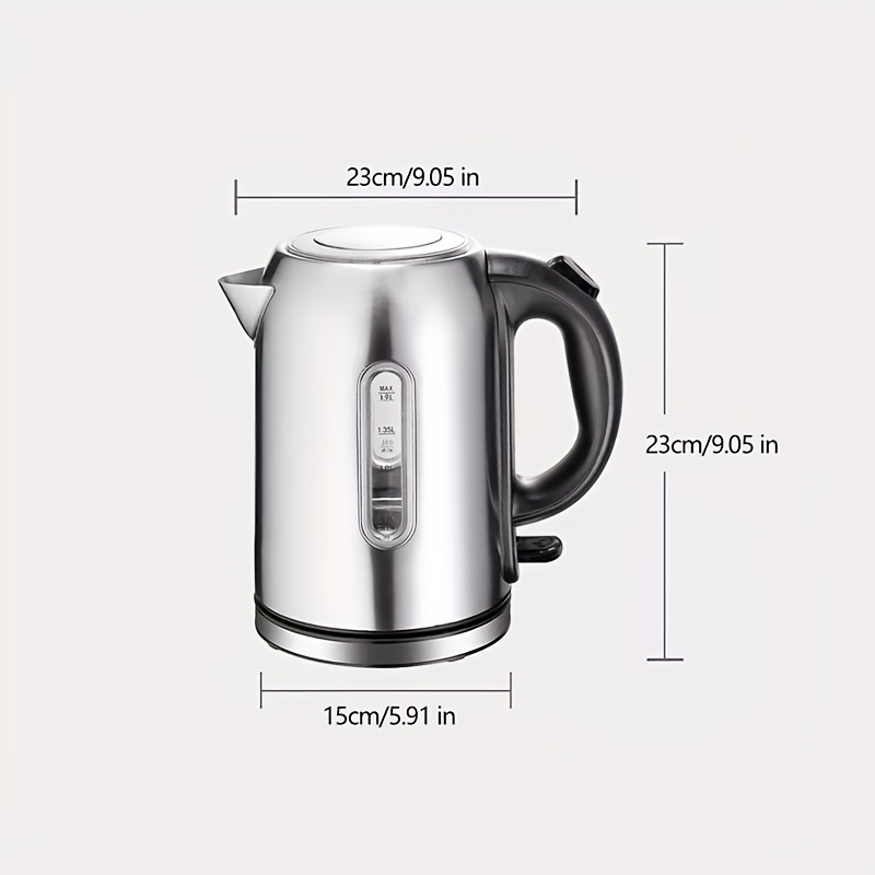 1pc Electric Gooseneck Kettle, 33.81oz Electric Kettle With Display,  Automatic Shut Off, Coffee Kettle Temperature Control Hot Water Boiler,  Quick Hea