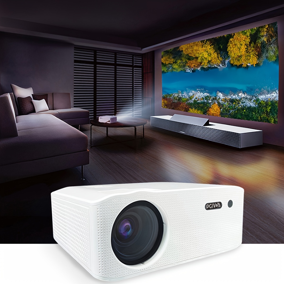 5g Wifi Wireless Proiettore Nativo 1080p Home Theater Video - Temu Italy