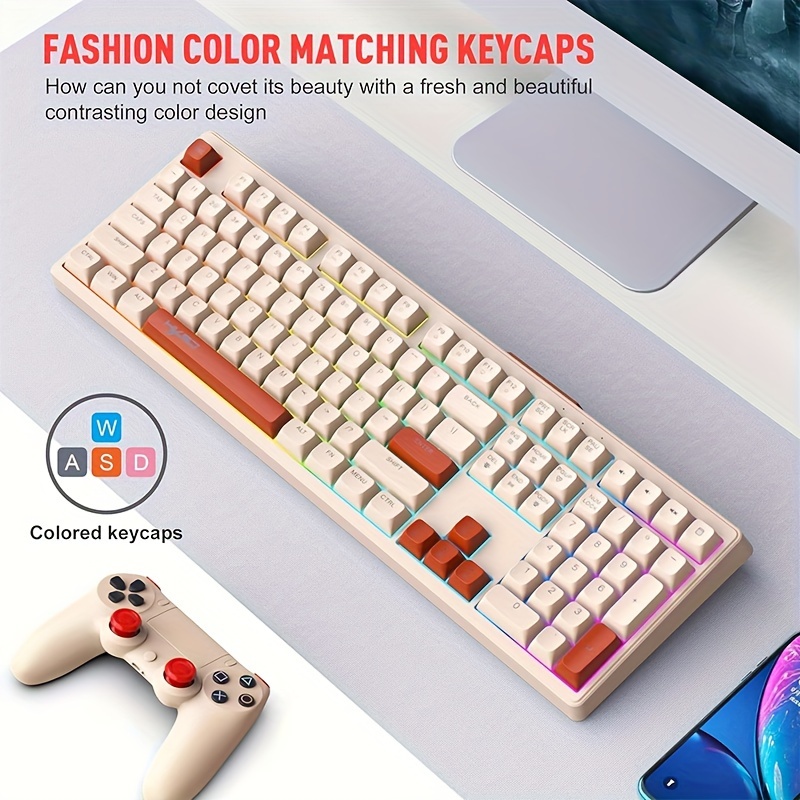 Clavier de jeu à membrane LANGTU, clavier silencieux rétroéclairé à DEL  arc-en-ciel pour le bureau, panneau en métal à fil USB, 25 touches  anti-fantôme