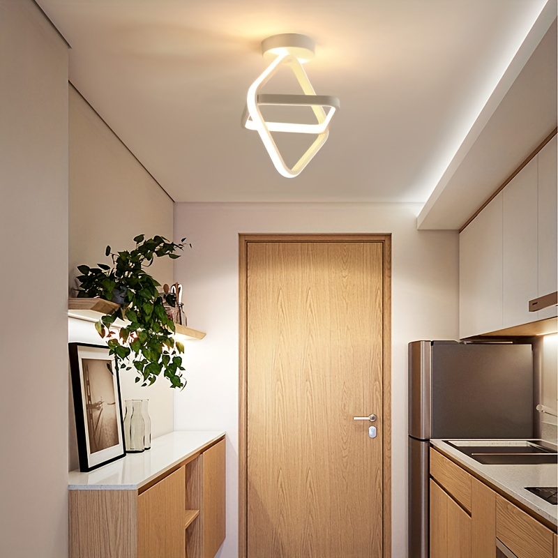 Modern LED Deckenleuchte Schlafzimmer/Wohnzimmer Innen Holz