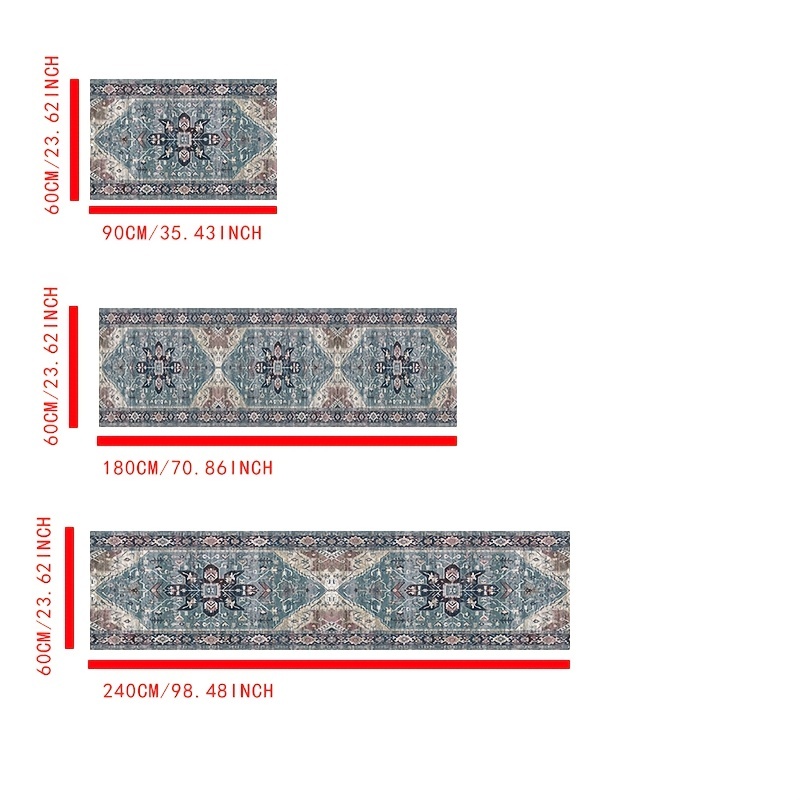 Tappeti tappeto Vintage persiano per soggiorno tappetino camera da letto  tappeti antiscivolo assorbenti Boho marocco tappeto etnico retrò 160x230 -  AliExpress