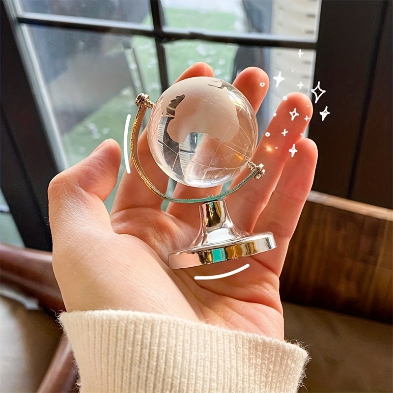 1 Pc, Transparent Universel Mini Rond Cristal Terre Globe Ball Carte  Magique Pour La Décoration De La Maison Cadeaux Créatifs Artisanat Ornement  De Bureau - Maison Et Cuisine - Temu Switzerland