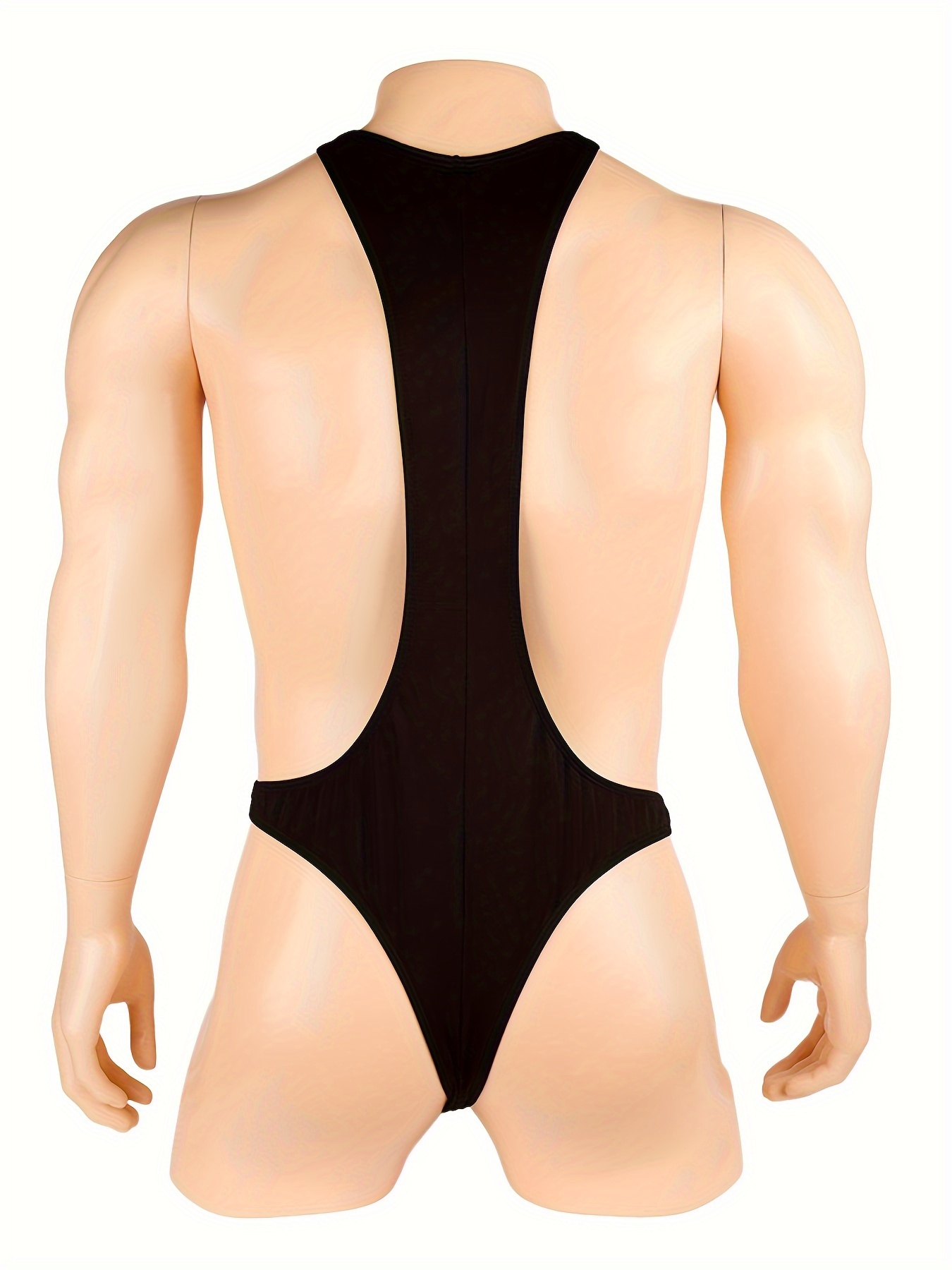 Men's Borat Mankini Underwear Sexy Jockstrap Briefs Suspender