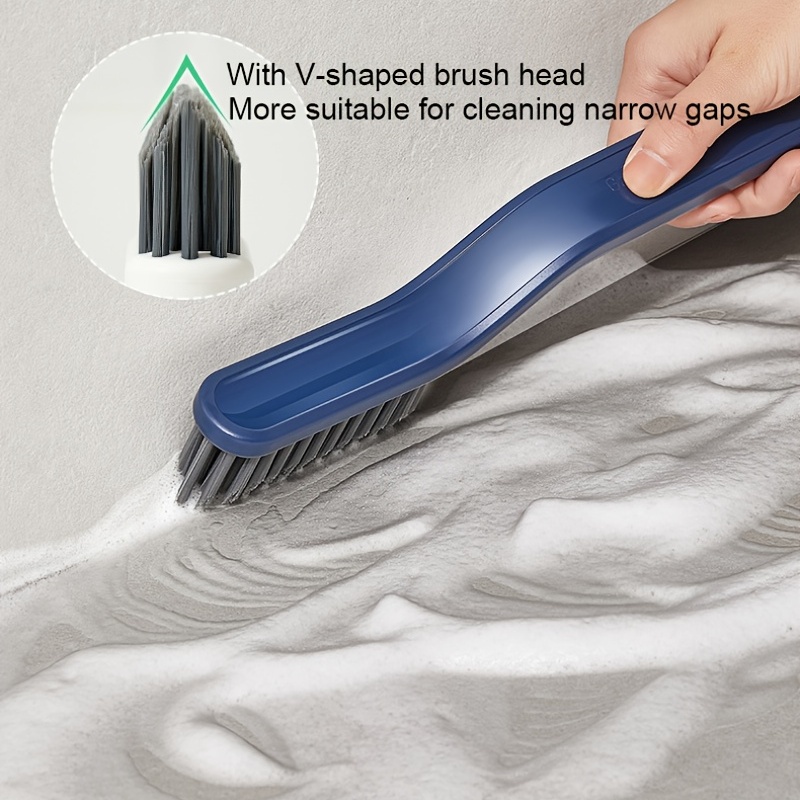 1pc Plastic Gap Cleaning Brush, Multifunction Double Head Crevice