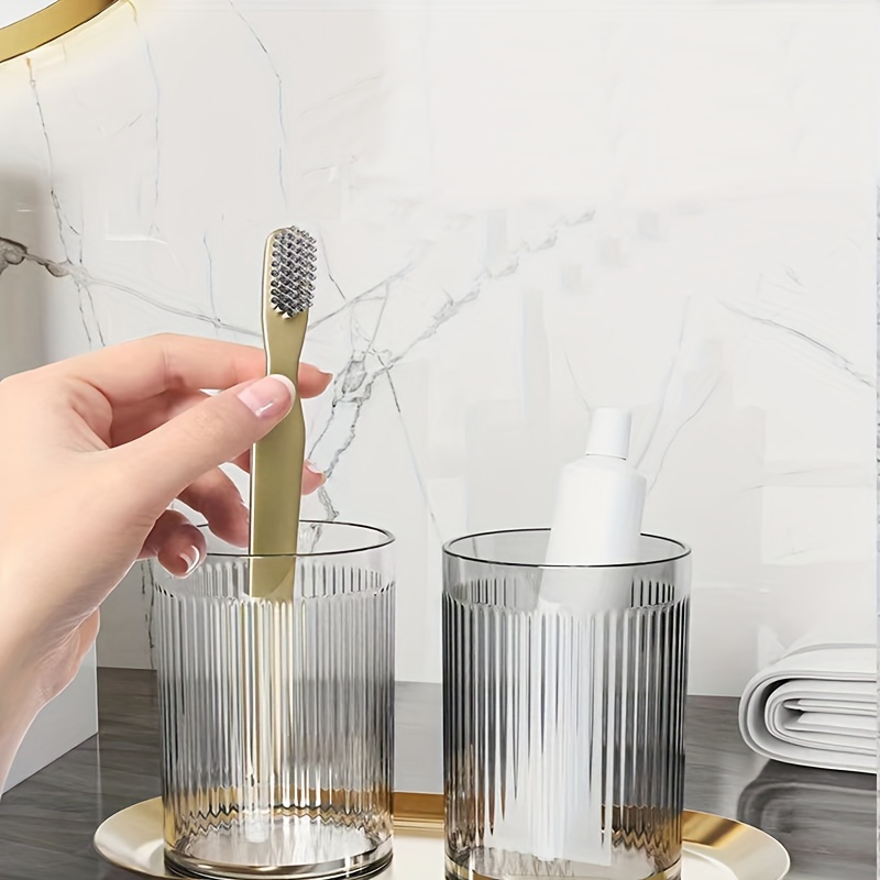 Glass Transparent Toothbrush, Glass Bathroom Toothbrush