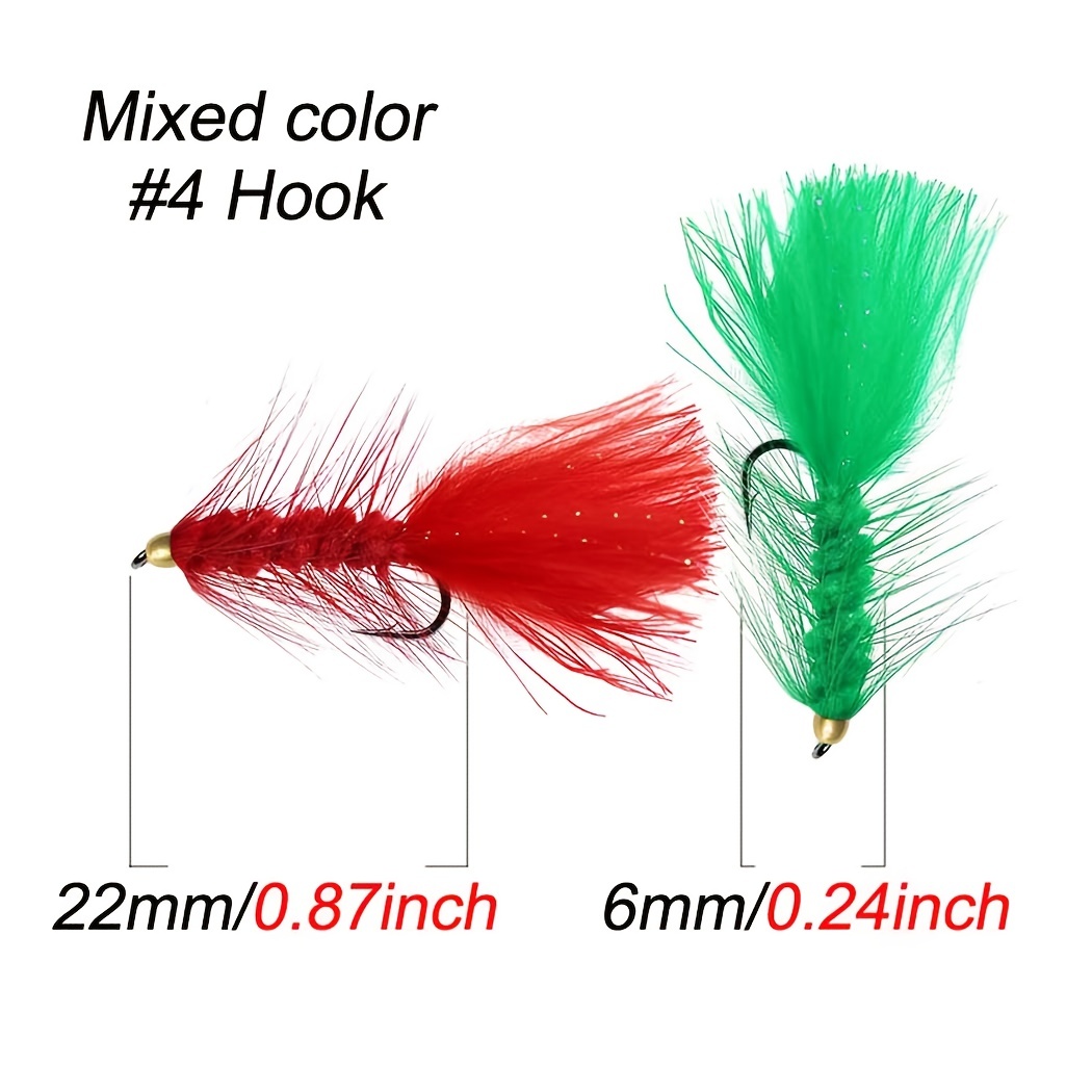 Premium Woolly Bugger Fly Hook Effective Fly Fishing Lure - Temu