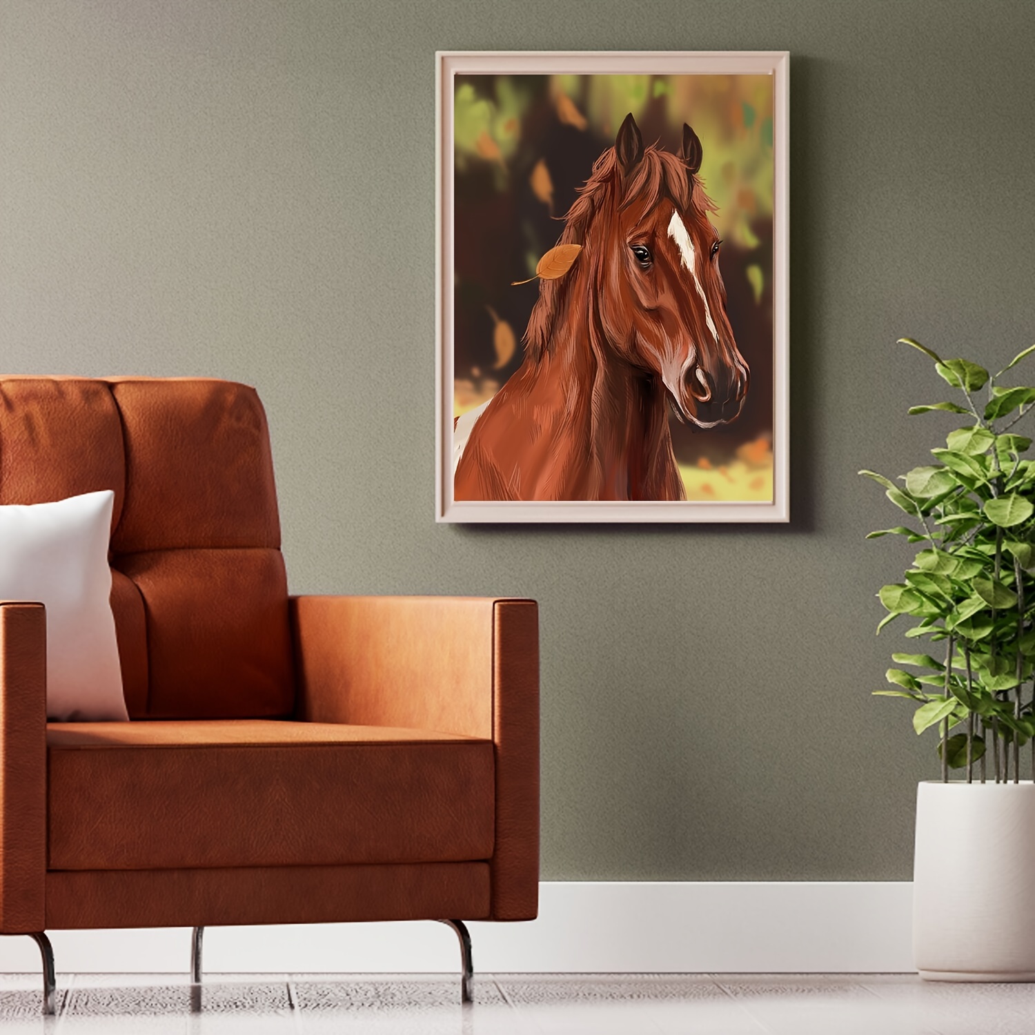 Paint By Numbers-diy Digital Canvas Oil Painting Adults Paint By Number  Kits Home Decor -horse (without Frame) - Temu