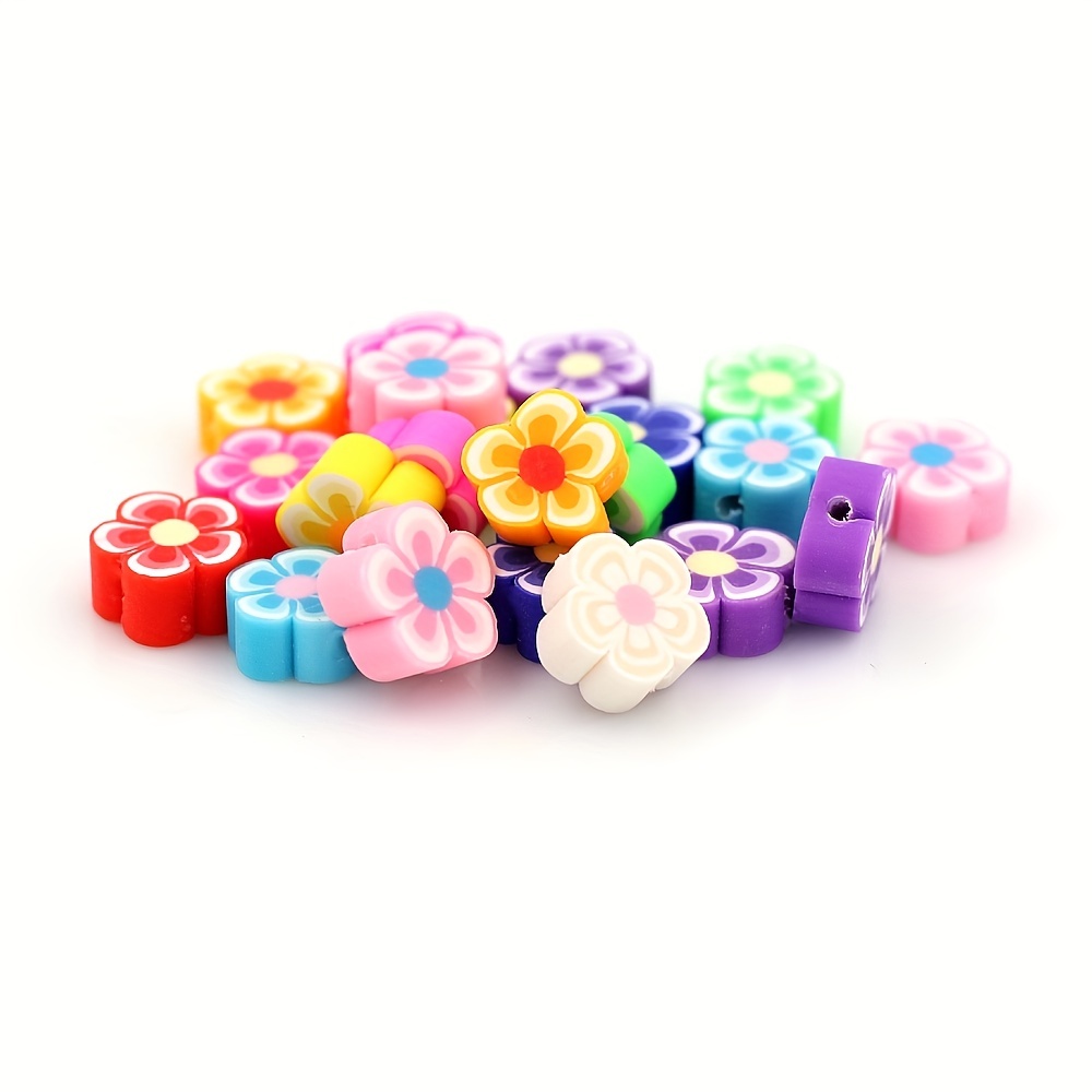 20/50/100pcs Mixed Polymer Clay Beads Various Clay Spacer Beads For Jewelry  Making Diy Bracelet