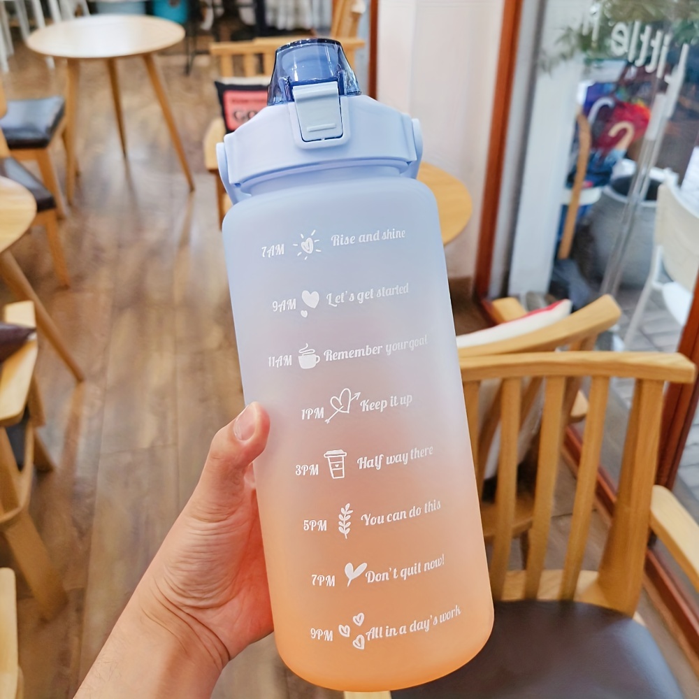 Botella de agua deportiva motivadora 2 litros – Quo Store