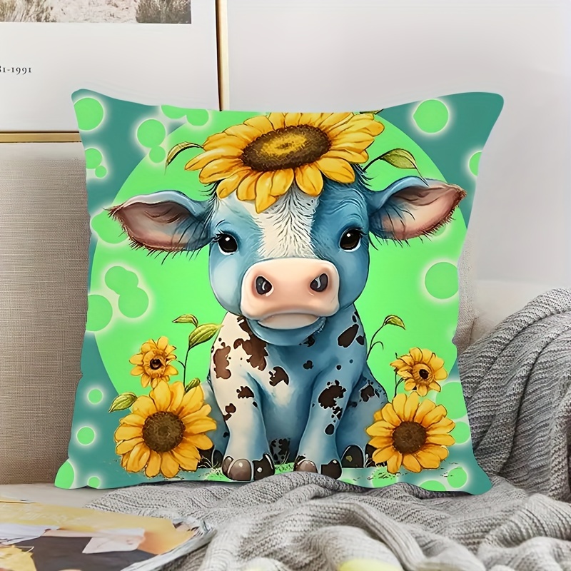 Cow pillow online covers