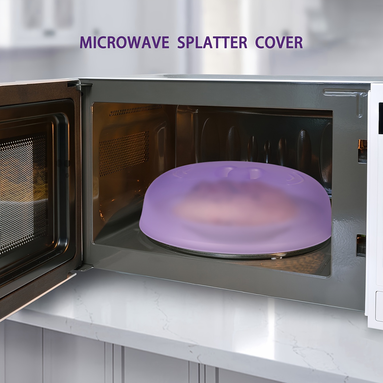 Microwave Splatter Cover Microwave Cover For Foods - Temu