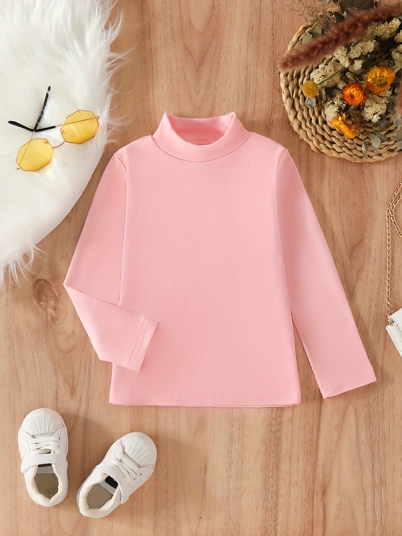 Camisa Rosa Para Niñas - Temu