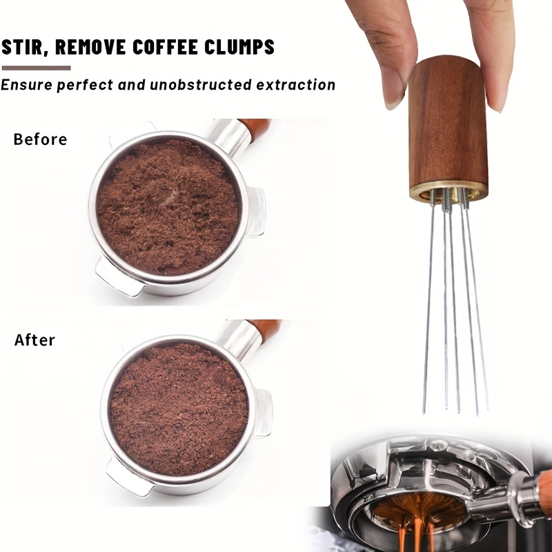 Wdt Tool Stainless Steel Coffee Powder Tamper Espresso - Temu