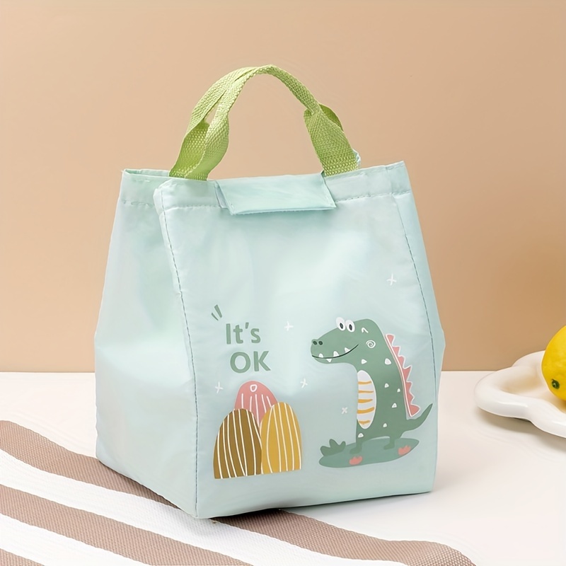 Lunch Bag Waterproof Durable Tote Lunch Box Bag For Work School Cartoon  Cute Dinosaur Lunch Box - Temu