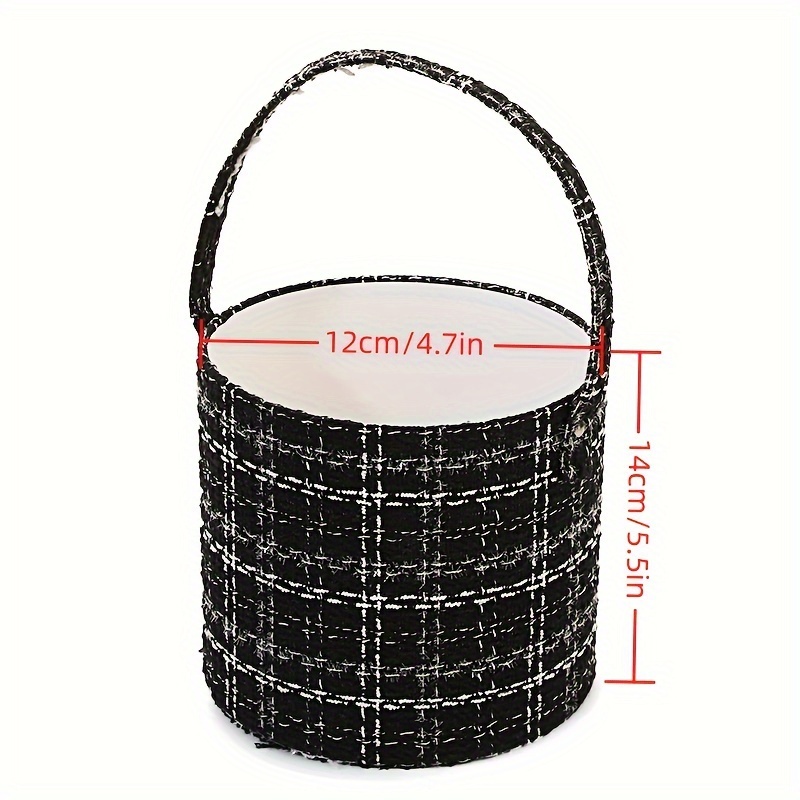 Plaid Flower Packaging Bags Wedding Gift Boxes