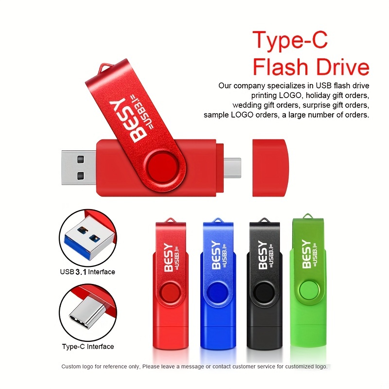 Pendrive 16gb 32gb 64gb 128 pendrive para Pc, Android type c movil