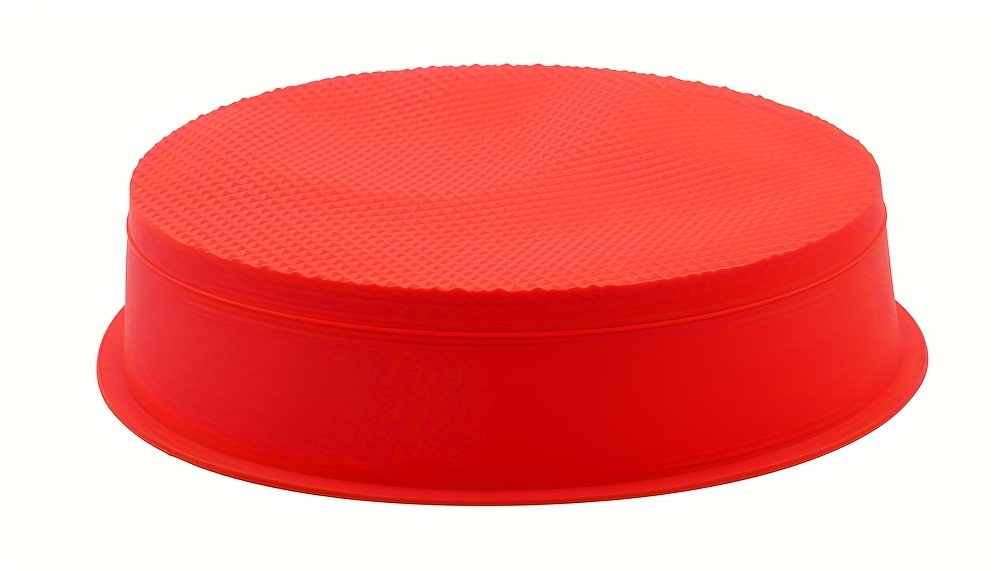 4 6 8 10 inch silicone mini large cake molds red round baking pan non stick silicone baking molds bakeware pan reusable cake pans for muffin cupcake layer cake cheese cake rainbow cake red set of 4 details 5