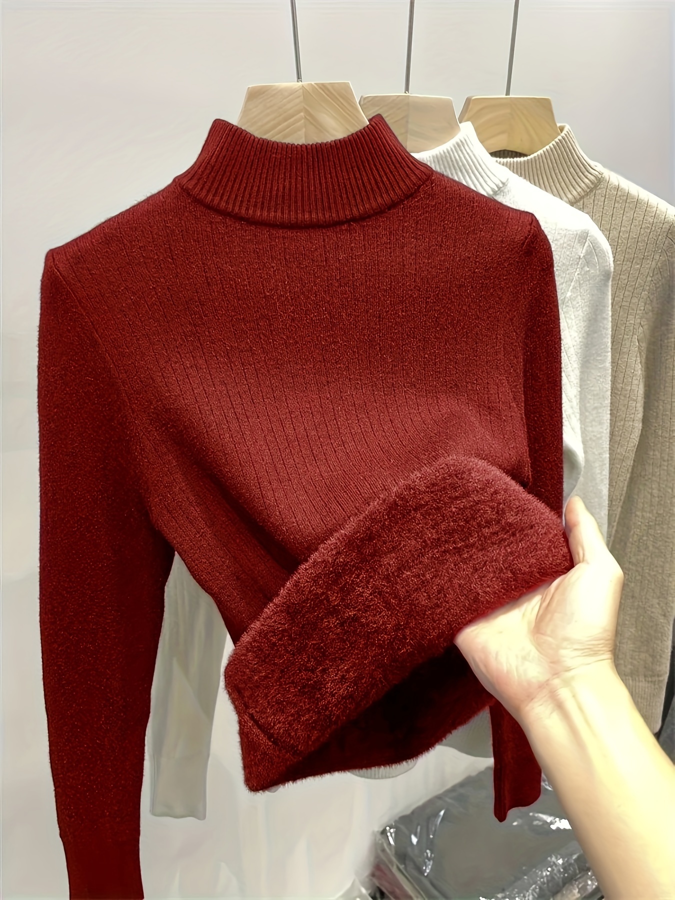 Jersey lana de mujer colores.