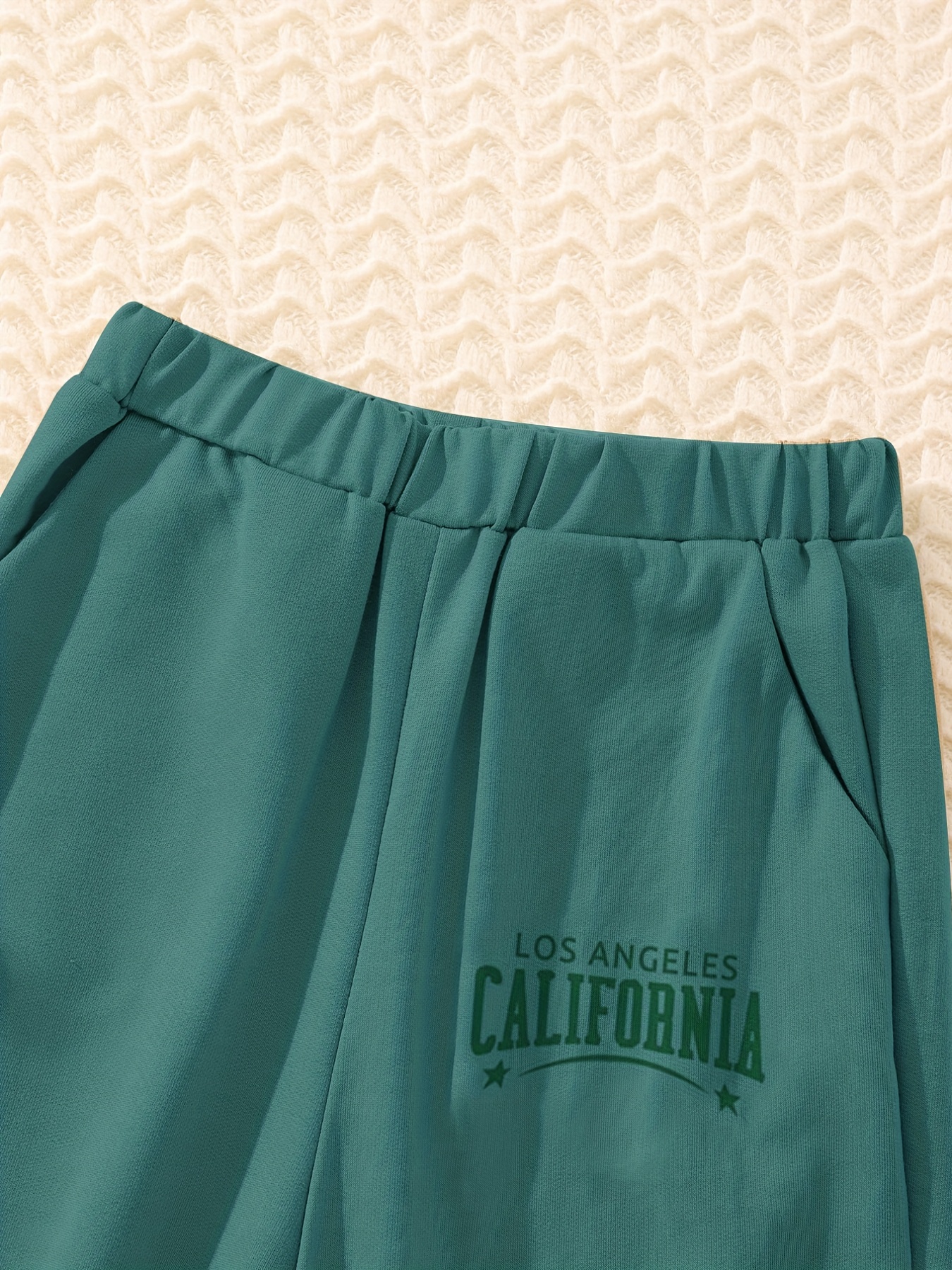 Girl's Trendy Hoodie Cami Top Sweatpants Set California - Temu