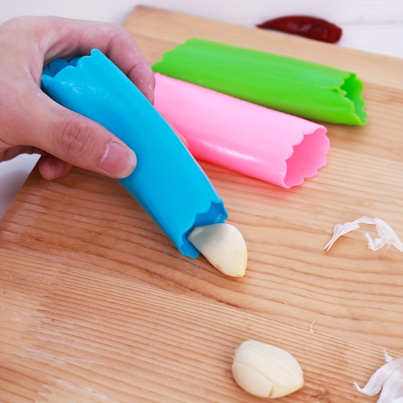 Garlic Roller Peeler, Silicone Garlic Roller Peeler, Sealed Bottom Rub Garlic  Peeler, Manual Garlic Roller Peeler, Practical Household Kitchen Gadgets  For Peeling Garlic - Temu