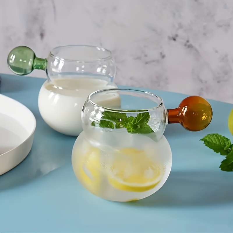 Can Shaped Cups High Borosilicate Water Tea Juice Milk Glass Cup