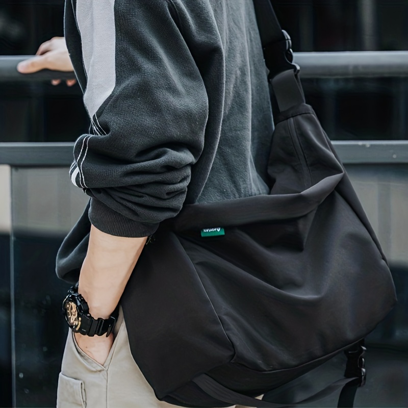 New Women's Messenger Bag Trendy Korean Version Large-Capacity Messenger Bag  Casual Light Oxford Cloth Simple Dumpling Bag