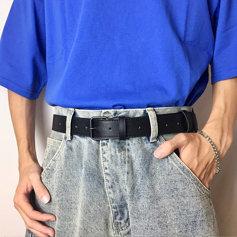 Temu Men's Fashionable Alloy Belt