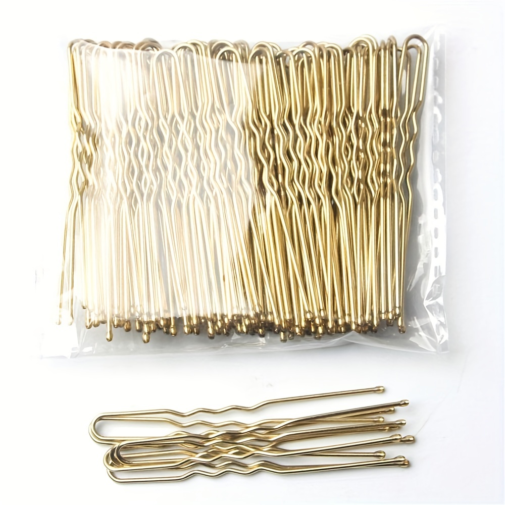 50pcs U-Shaped Hairpin Clips, Decorative Hair Accessories for Girls