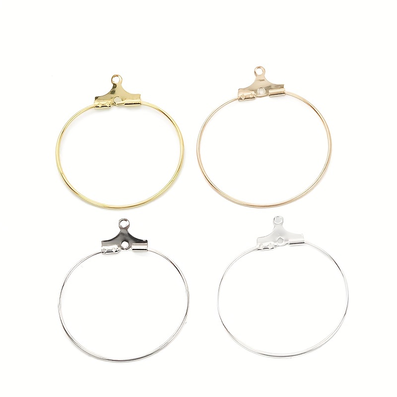 Copper Coat Hanger Earrings Hoops Earring Loops For Diy - Temu