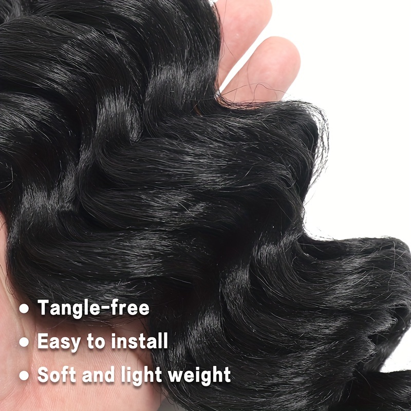Ultra soft and light mid-length hook braids