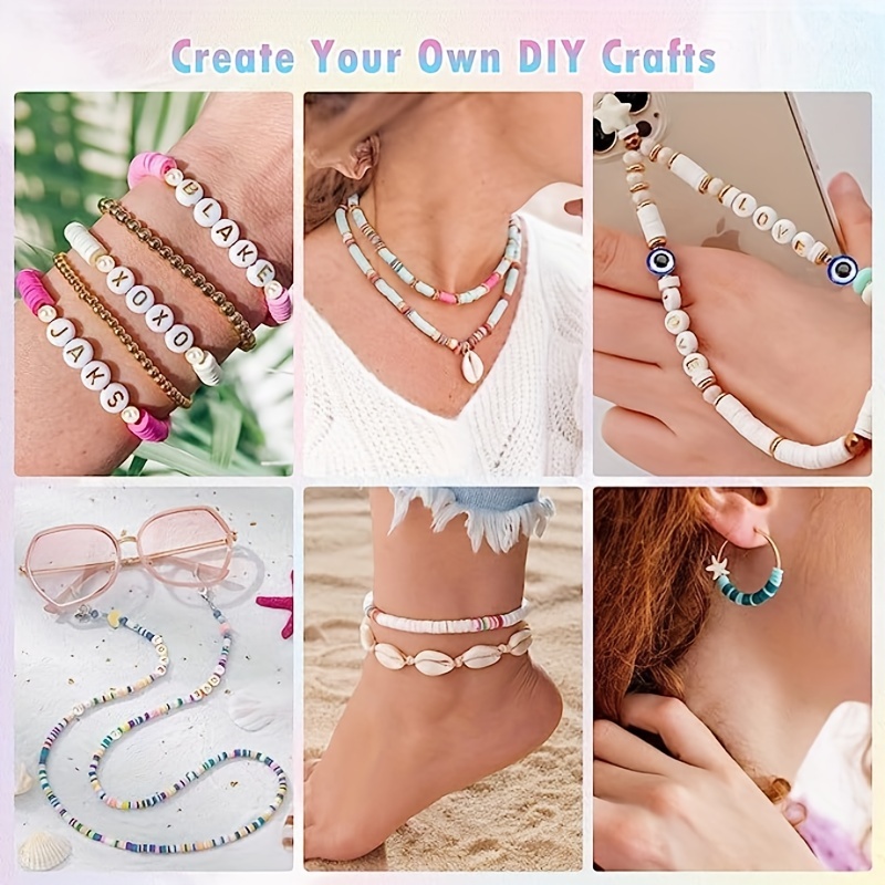 108 Color Clay Bead Bracelet Making Set Girl Gift Jewelry - Temu