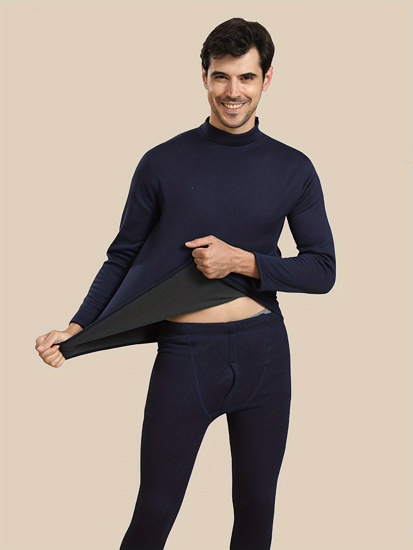 Thermal Underwear Men Ultra Soft Long Johns Fleece Lined - Temu Japan