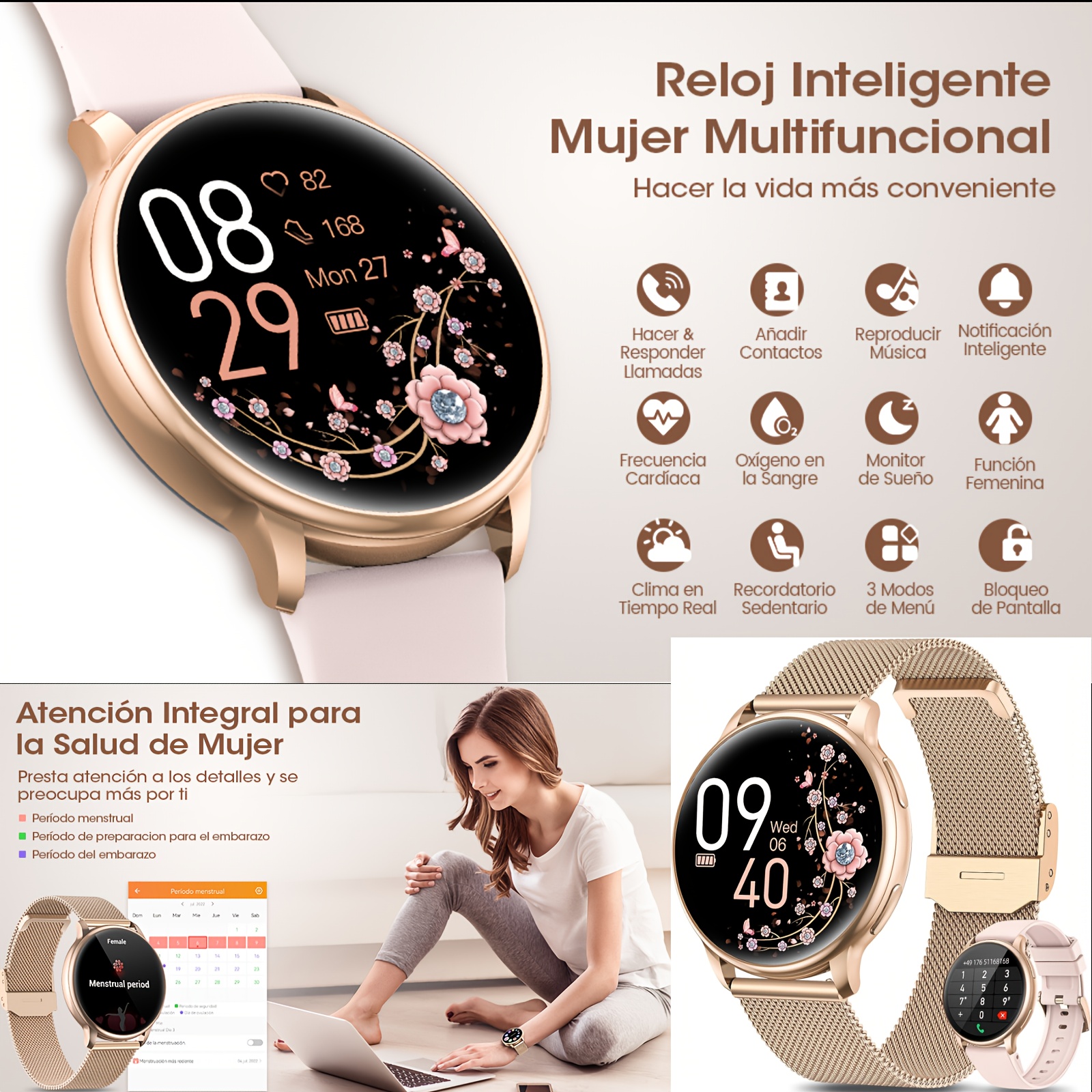 Relojes Inteligentes Para Mujer Para Iphone - Temu