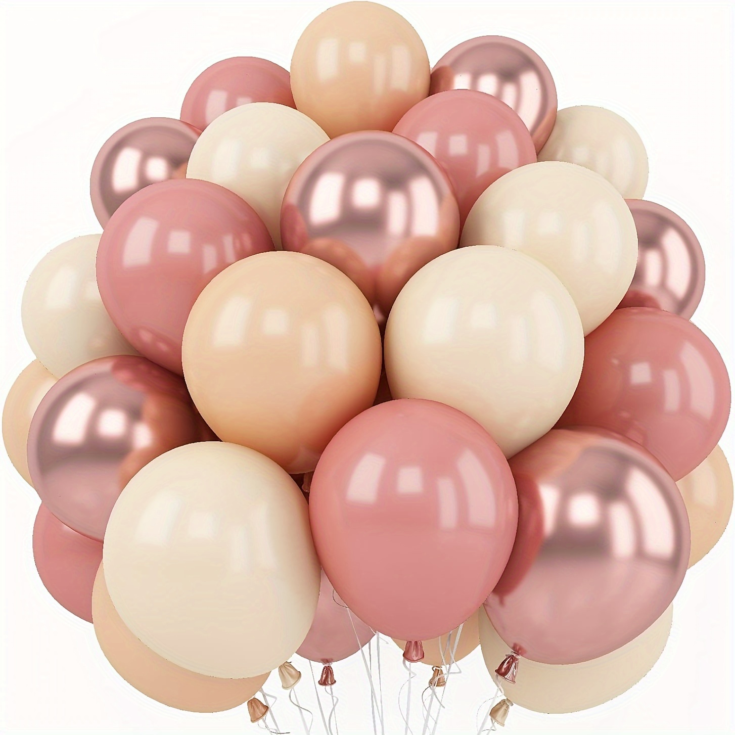 Boho Blush Balloon Garland Kit,144pcs Retro Pink Balloons with