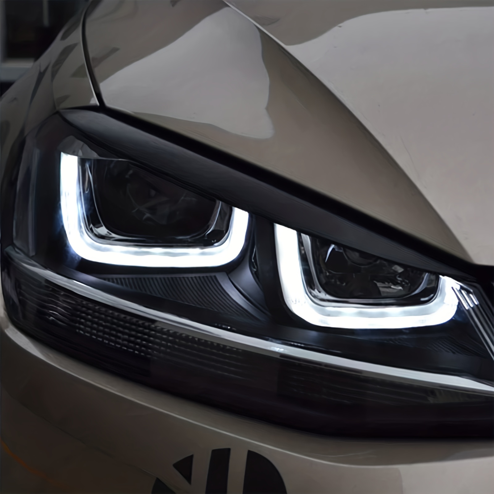 Headlight Eyebrow Carbon Fiber Modified Accessories Exterior Car