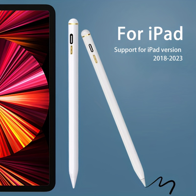 Stylet Pen pour Apple iPad(2018-2023),avec D'inclinaison & Rejet de Paume &  Adsorption Magnétique Stylus Pencil Stylo,Compatible iPad 6/7/8/9/10  Génération/iPad Pro 11/12.9 (3/4/5)/Air 3/4/5/Mini 5/6… : :  High-Tech