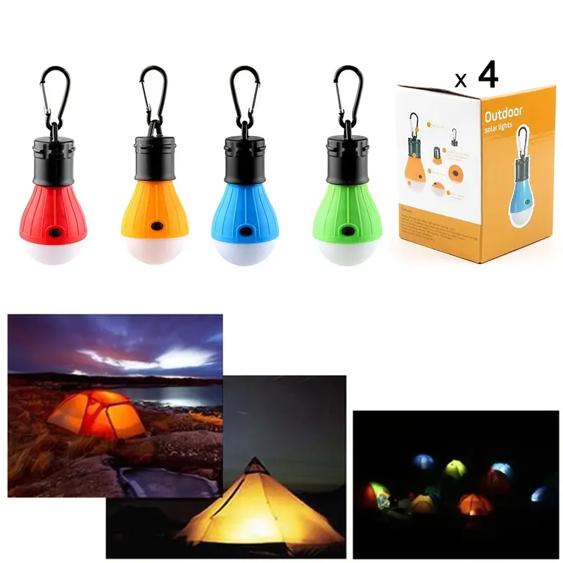 Portable Led Camping Light, Battery Operated Tent Lights